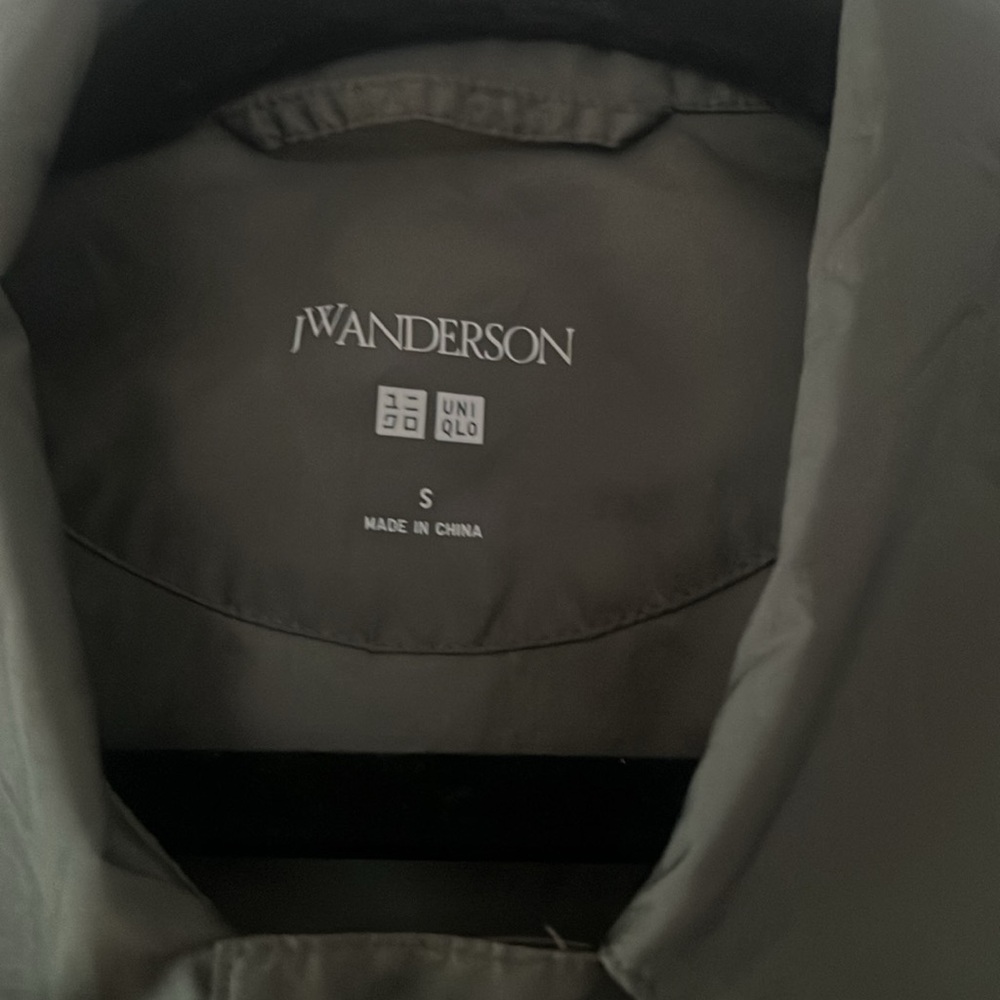 JW Anderson x uniqlo single breasted coat green small packable - Picture 4 of 10